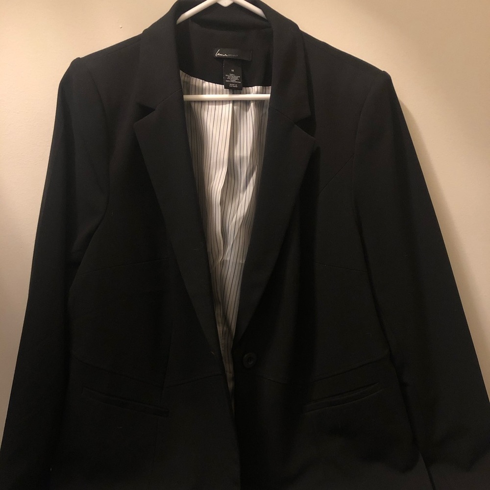 Lane Bryant Blazer Size 16 Black